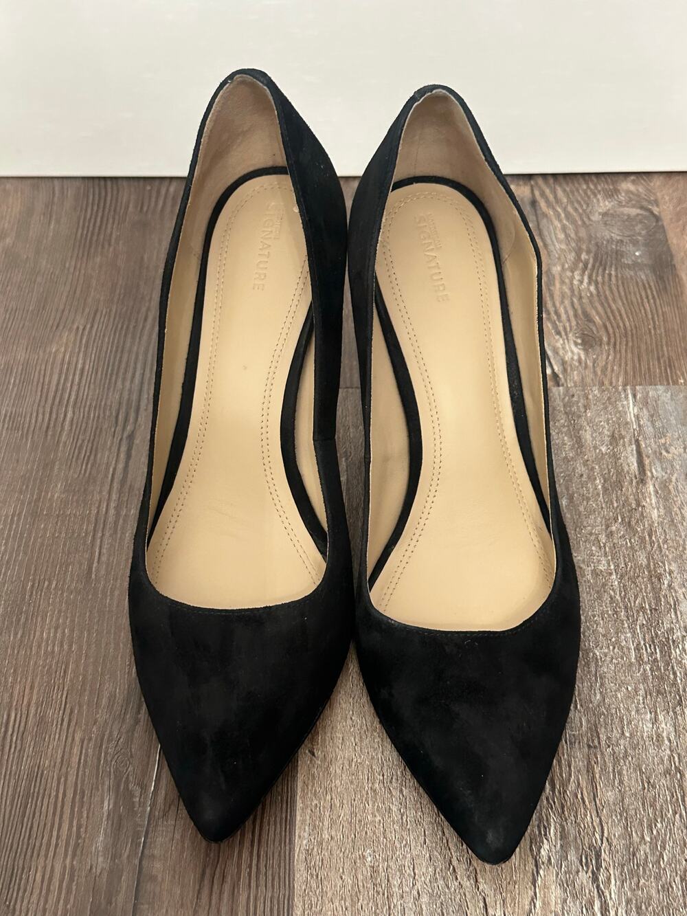 Nordstrom Signature Suede pumps in black size 39.5